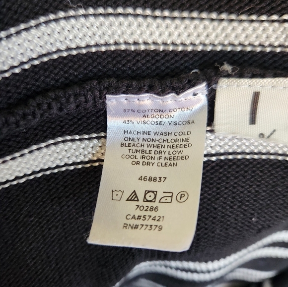 Ann Taylor Striped Knit Dress XXSP - Picture 5 of 5